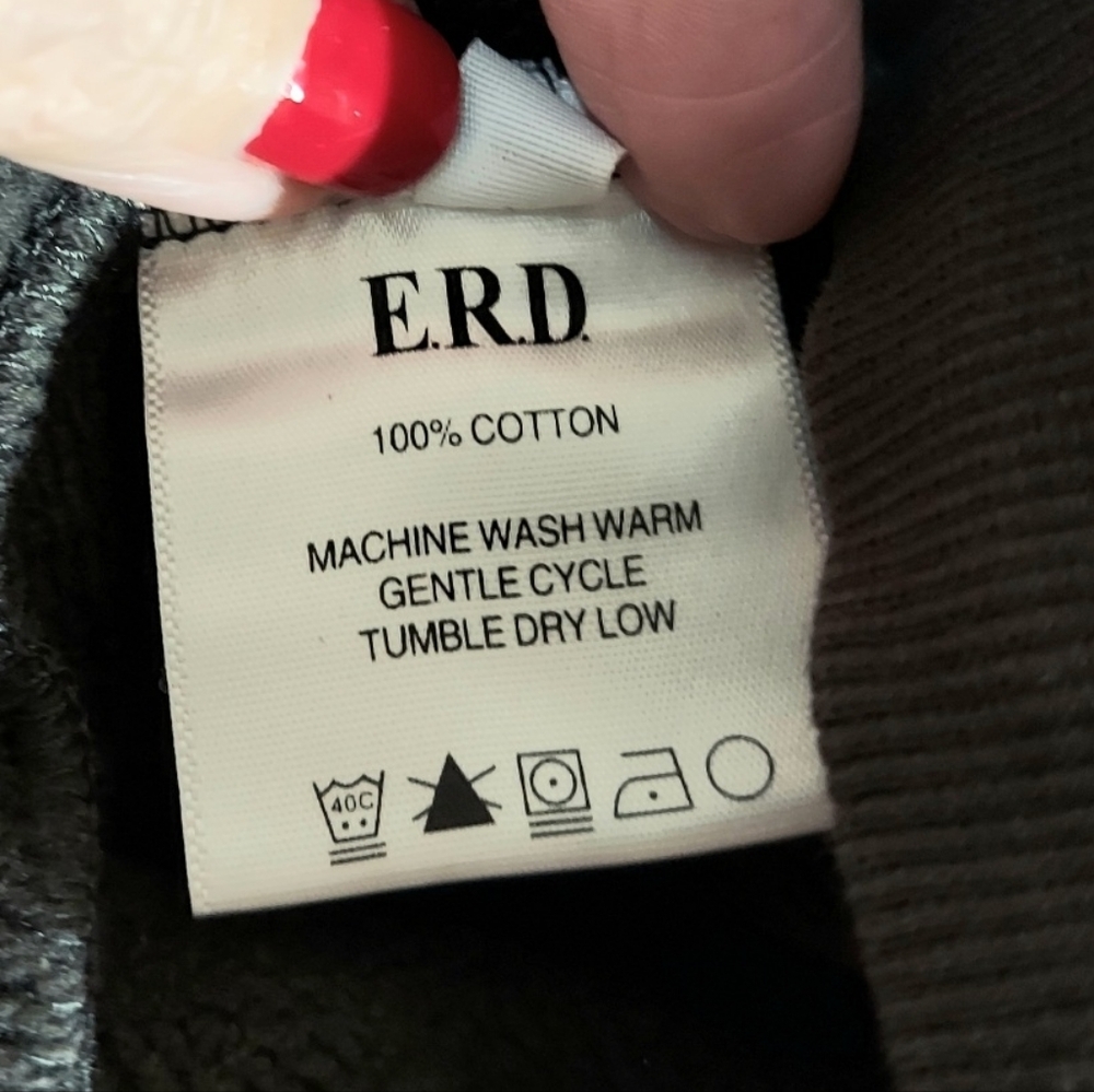 ERD Enfant Riches Deprime Sweatshirt, Size L, Charcoal Gray, Sleeping Graphic - Picture 6 of 7